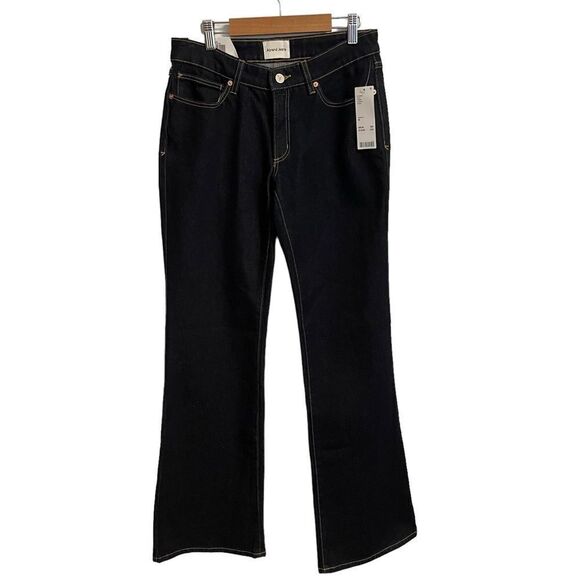 ABrand Urban Outfitters Alice Boot Cut Low Rise Dark Wash Jeans Size 26 NWT - Picture 1 of 8